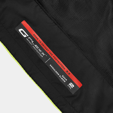 Kurtka tekstylna SHIMA DUNE FLUO czarny szary żółty fluo