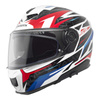 Kask integralny SCHUBERTH S3 ECE THUNDER BLUE biały niebieski czerwony