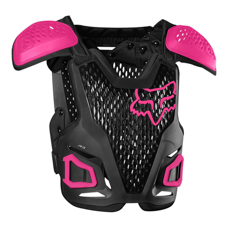 Buzer dziecięcy FOX JUNIOR R3 BLACK/PINK czarny różowy