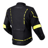 Kurtka tekstylna OZONE JET II BLACK/FLUO YELLOW czarny żółty fluo