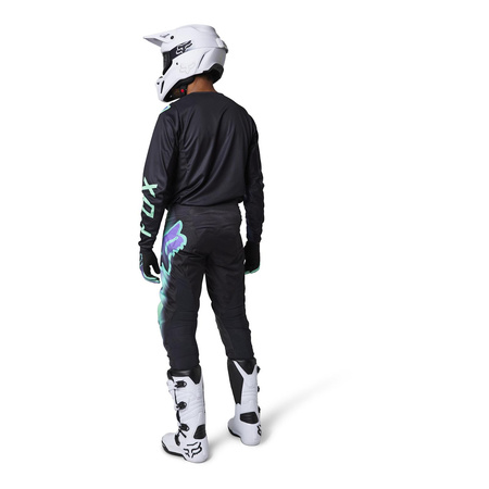 Bluza cross FOX 180 TOXSYK BLACK czarny zielony niebieski