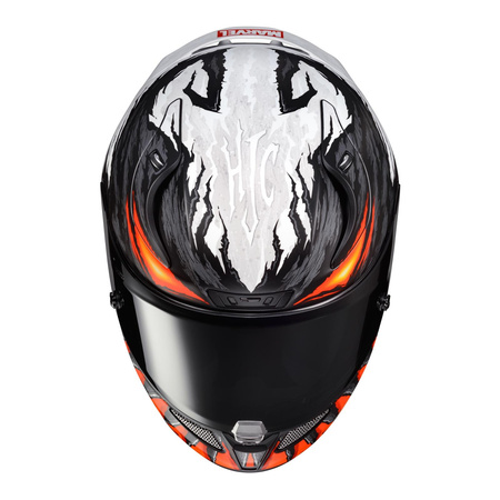 Kask integralny HJC RPHA 11 ANTI VENOM MARVEL GREY/RED biały czarny czerwony szary