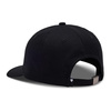 Czapka z daszkiem FOX WORDMARK ADJUSTABLE BLACK/WHITE czarny biały