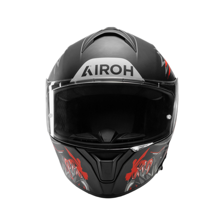 Kask integralny AIROH SPARK 2 CRUZE BLACK GREY MATT czarny szary czerwony