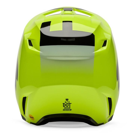 Kask cross FOX V1 SHIELD FLUO YELLOW żółty fluo czarny