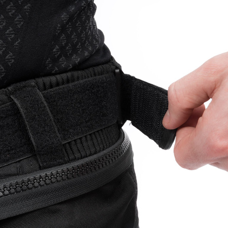 Spodnie tekstylne OZONE UNION II BLACK czarny