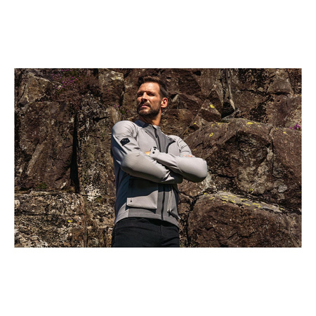 Kurtka tekstylna KNOX TOR LIGHT GREY szary