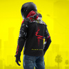 Kurtka tekstylna REBELHORN SLASH CYBERPUNK EDGERUNNERS 2 czarny biały szary czerwony fluo żółty fluo zielony