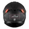 Kask integralny AXXIS HAWK EVO SV TYPE STUDIO B5 MATT czarny czerwony