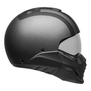 Kask szczękowy BELL BROOZER FREE RIDE MATTE GREY/BLACK czarny szary