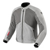 Kurtka tekstylna REVIT TORQUE 3 H2O LIGHT GREY/RED szary czerwony