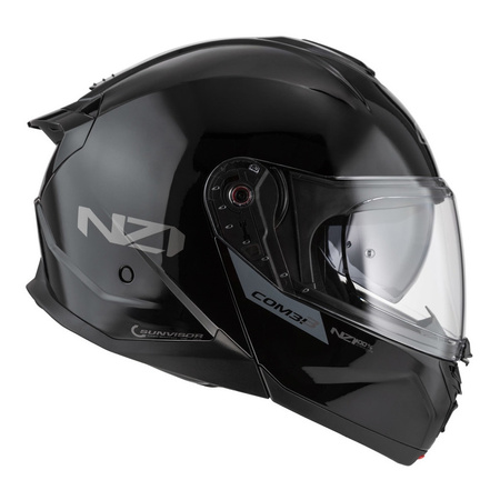 Kask szczękowy NZI COMBI 3 DUO BLACK czarny