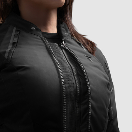 Kurtka tekstylna damska REBELHORN SWIFT LADY BLACK czarny
