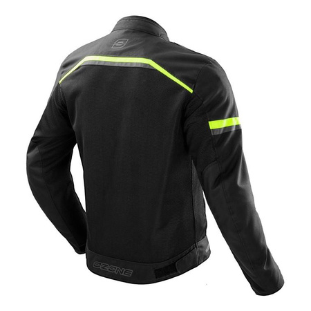 Kurtka tekstylna OZONE NEO AIR BLACK/FLO YELLOW czarny żółty fluo
