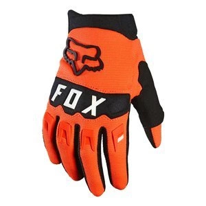 Rękawice cross dziecięce FOX JUNIOR DIRTPAW ORANGE pomarańczowy fluo czarny