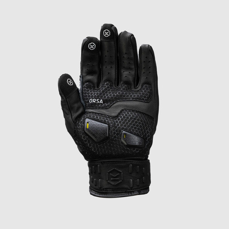 Rękawice miejskie KNOX ORSA LEATHER MK3 BLACK czarny