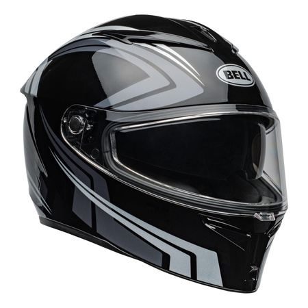 Kask integralny BELL LITHIUM ECE6 JETSTREAM BLACK/SILVER czarny srebrny