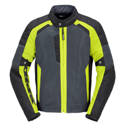 Kurtka tekstylna SPIDI TEK NET YELLOW FLUO czarny żółty fluo szary