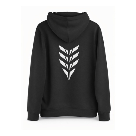 Bluza z motorem REBELRUSH NIGHTGLOW BLUEPRINT czarny