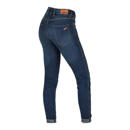 Jeansy motocyklowe damskie BROGER FLORIDA WASHED BLUE niebieski