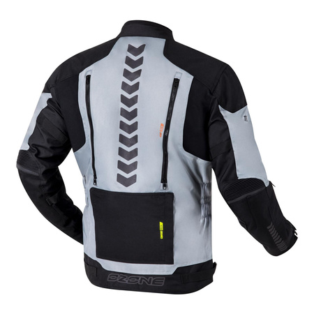 Kurtka tekstylna OZONE TOUR II BLACK/GREY czarny szary