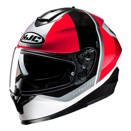 Kask integralny HJC C70N ALIA RED/SILVER czerwony srebrny biały czarny