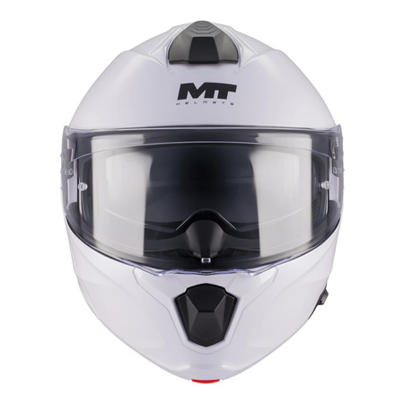 Kask szczękowy MT GENESIS R SV PURE A0 GLOSS biały