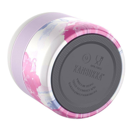 Termos obiadowy KAMBUKKA BORA Pink Blossom 400ml różowy biały
