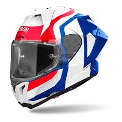 Kask integralny AIROH GP800 COMPETITION BLUE/RED GLOSS niebieski czerwony biały