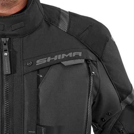 Kurtka tekstylna SHIMA HERO 2.0 MEN BLACK czarny