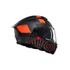 Kask szczękowy MT ATOM 2 SV STRANGE C4 MATT czarny pomarańczowy fluo