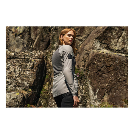 Kurtka tekstylna damska KNOX TOR LADY LIGHT GREY szary