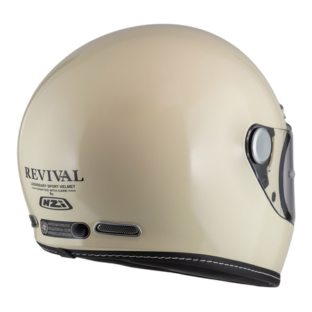 Kask integralny NZI REVIVAL BONE beżowy