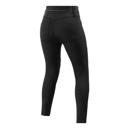 Jeansy motocyklowe damskie REVIT ELLISON LADY SHORT BLACK czarny