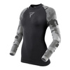 Koszulka termoaktywna damska REBELHORN FREEZE II LADY CAMO czarny szary