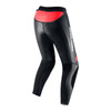Spodnie skórzane damskie REBELHORN REBEL LADY BLACK/FLO RED/WHITE czarny biały czerwony fluo