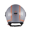 Kask otwarty MT VIALE SV S TASTY GREY/ORANGE szary pomarańczowy