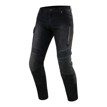 Jeansy motocyklowe REBELHORN VANDAL DENIM BLACK czarny