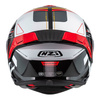 Kask integralny NZI WAKE STREAM STRIPES BLACK WHITE RED czarny biały czerwony