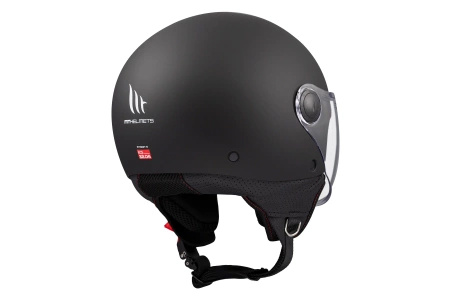 Kask otwarty MT STREET S SOLID MATT BLACK czarny mat