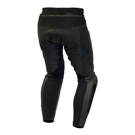 Spodnie skórzane OZONE VOLT BLACK czarny
