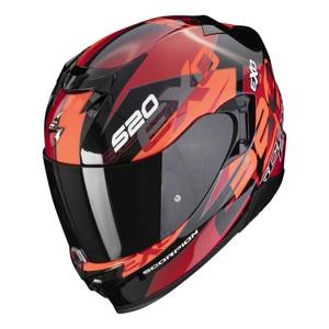 Kask integralny SCORPION EXO-520 EVO AIR COVER BLACK/RED czarny czerwony