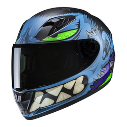 Kask integralny HJC Y10 FRANK BLUE/RED niebieski czerwony