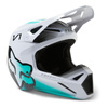Kask cross FOX V1 TOXSYK WHITE biały niebieski