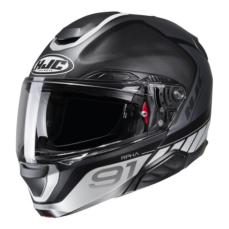 Kask szczękowy HJC RPHA 91 RAFINO BLACK/GREY czarny szary