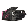 Rękawice miejskie damskie ALPINESTARS SMX-1 AIR V2 LADY BLACK/FUCHSIA czarny różowy