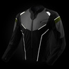 Kurtka tekstylna REBELHORN HIFLOW V BLACK/GREY/FLUO YELLOW czarny szary żółty fluo