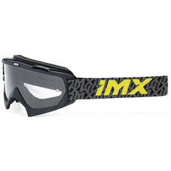 Gogle motocyklowe IMX MUD BLACK MATT/GREY/FLUO YELLOW SZYBA CLEAR czarny szary żółty fluo