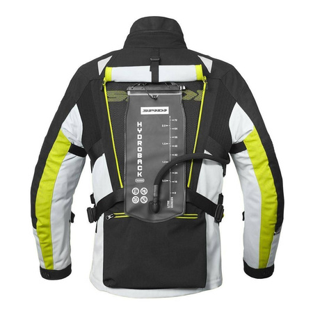 Kurtka tekstylna SPIDI ALLROAD YELLOW FLUO czarny szary żółty fluo