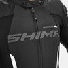 Kurtka tekstylna SHIMA SOLID 2.0 BLACK/WHITE czarny biały